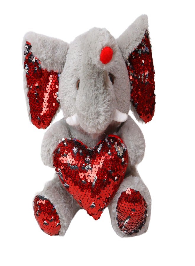 MABLE لعبة فيل ناعمة من مابل، 30 سم، لعبة محشوة ناعمة للبنات والأولاد، لعبة فيل ناعمة لطيفة، هدية للحبيب أو الزوج أو الزوجة - Image 1